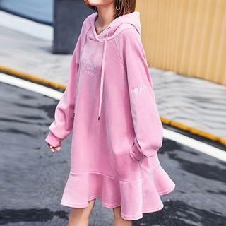 Hooded Pullover A-line Dress