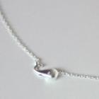 Sterling Silver Whale Necklace 1pc - Silver - One Size