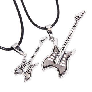Couple Matching Guitar Necklace