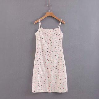 Heart Strappy A-line Dress
