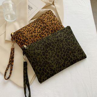 Leopard Print Clutch
