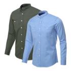 Dual-pocket Slim-fit Cotton Shirt