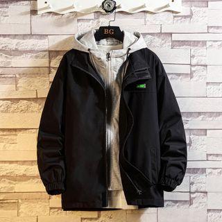 Long-sleeve Mock Two-piece Jacket