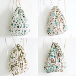 Drawstring Bag  - Wheat Ears