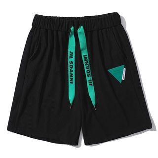 Color Block Triangle Small Label Shorts