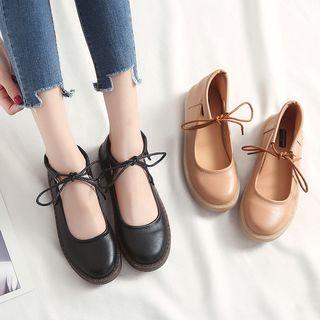 Lace-up Mary Jane Shoes