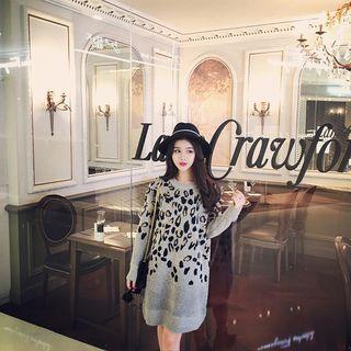 Leopard Long Sweater