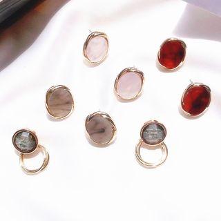 Retro Disc Earring (various Design)