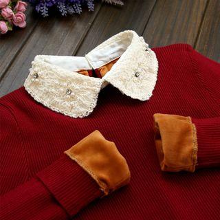 Lace Collar Sweater
