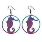 Stainless Steel Seahorse Dangle Earring