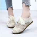 Sequined Mesh Oxfords
