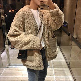 Button Coat Almond - One Size