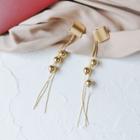 Geometric Fringe Dangle Earring Stud Earrings - 1 Pair - As Shown In Figure - One Size