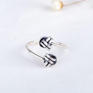 Geometry Open Ring Silver - One Size