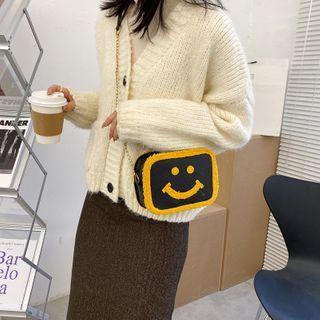 Chain Smiley Face Crossbody Bag