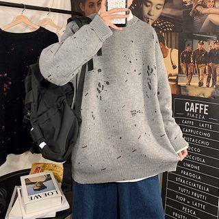 Splash Print Sweater