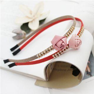 Embellished Rose Headband