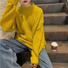 Oversize Cable-knit Sweater
