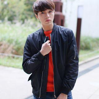 Pocket-trim Flight Jacket