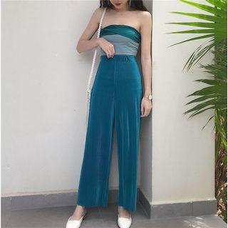 Tube Top / Wide-leg Pants