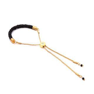 Alloy Faux Crystal Bracelet