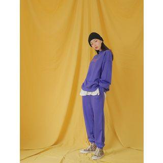 Plus Size Baggy-fit Jogger Pants