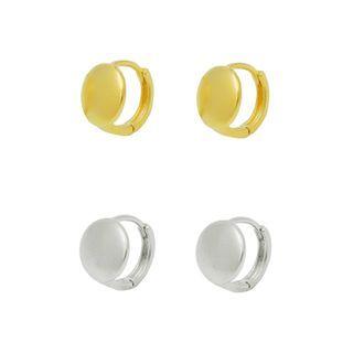 Mini Button Earrings
