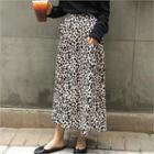 Leopard Print Maxi Skirt