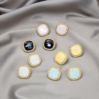 Square Shell Alloy Earring