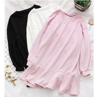 Ruffle Hem Sweatshirt