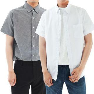 Plus Size Button-down Oxford Shirt