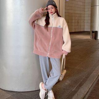 Two-tone Fleece Jacket / Sweatpants