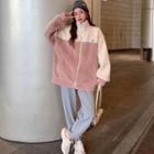 Two-tone Fleece Jacket / Sweatpants