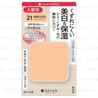 Isehan - Kiss Me Ferme Brightness Powder Foundation Spf 30 Pa+++ (#21) (refill) 11g
