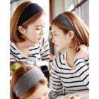 Wide Fabric Hair Band (set Of 2)