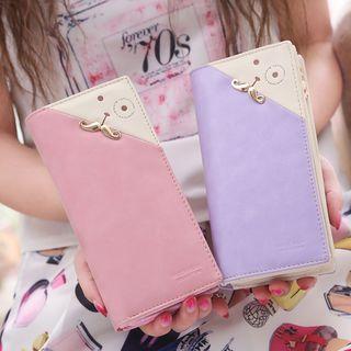 Animal Colour Block Long Wallet