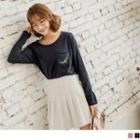 Crocodile Embroidered T-shirt