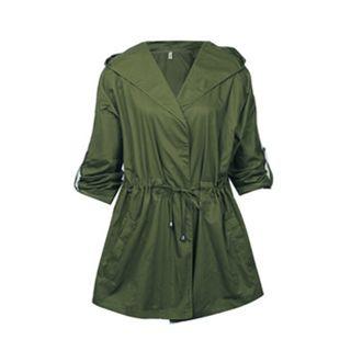 Tab-sleeve Parka