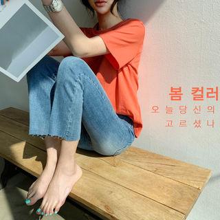 Pastel Color Short-sleeve T-shirt