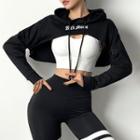 Loose-fit Hooded Sports Cape Top