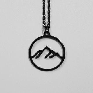 Mountain Pendant Alloy Necklace