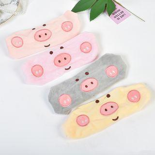 Pig Face Wash Headband As Shown In Figure - One Size