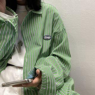 Logo Striped Shirt