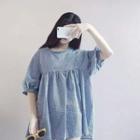 Check Loose-fit Tunic