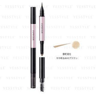 Kose - Esprique W Eyebrow (liquid And Powder) (#br301 Light Brown) 0.7g