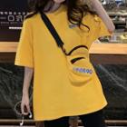 Printed Short-sleeve T-shirt / Fanny Pack