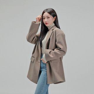 [lovb] Single-breasted Woolen Blazer