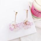 Matte Petal Dangle Earring