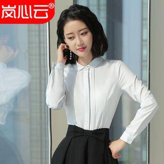 Shirt / A-line Skirt / Dress Pants / Ribbon Bow Tie / Set