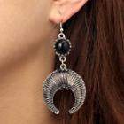 Drop Earring 1 Pair - Silver - One Size